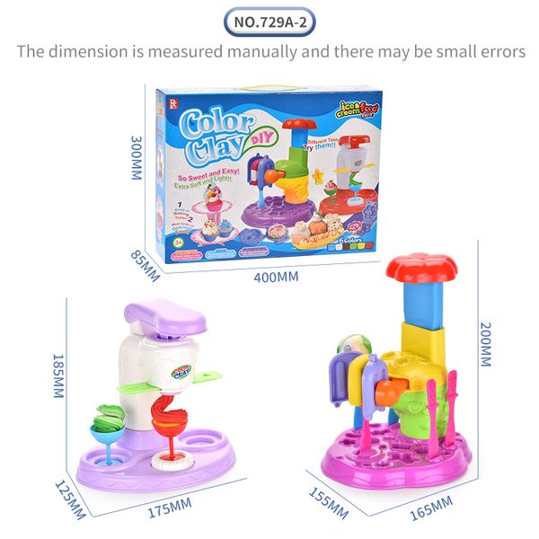 Children's Party Ice Cream Toy, A Variety Of Color Combination, To Train The Baby's Cognitive Hands-on Ability, Rich Imagination
