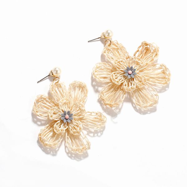 aensoa natural handmade straw weave flowers drop earrings summer vine braid round floral statement earrings fashion jewelry gift, Silver
aensoa natural handmade straw weave flowers drop earrings summer vine braid round floral statement earrings fashion jewelry gift, Silver