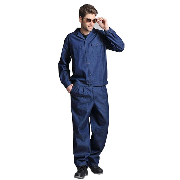 men's tracksuits cotton overalls wear summer thin section mens long sleeve suit welding anti-scalding flame retardant denim, Gray
men's tracksuits cotton overalls wear summer thin section mens long sleeve suit welding anti-scalding flame retardant denim, Gray