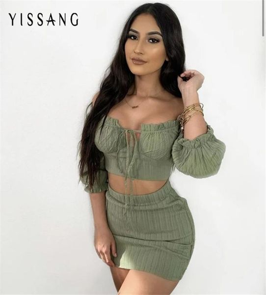 yissang зеленый кулиской выдалбливают лето два piece set короткие рукава puff crop top и мини-юбка костюм элегантный sexy 2 piece set, Gray
yissang зеленый кулиской выдалбливают лето два piece set короткие рукава puff crop top и мини-юбка костюм элегантный sexy 2 piece set, Gray