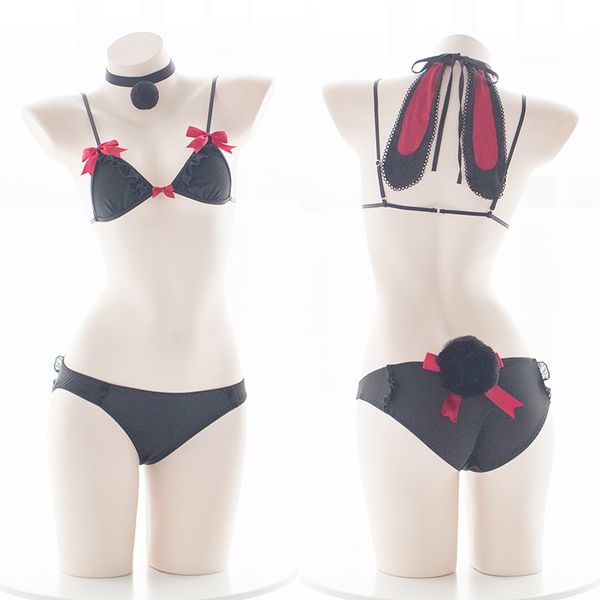 women's lingerie set lolita cute girl cp bowknot intimates bikini set anime cosplay underwear bra panties white black, Red;black
women's lingerie set lolita cute girl cp bowknot intimates bikini set anime cosplay underwear bra panties white black, Red;black