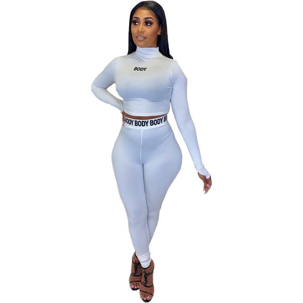 women sport clothing 2 pieces casual letter long sleeve skinny high waist fitness women tracksuits, Gray
women sport clothing 2 pieces casual letter long sleeve skinny high waist fitness women tracksuits, Gray