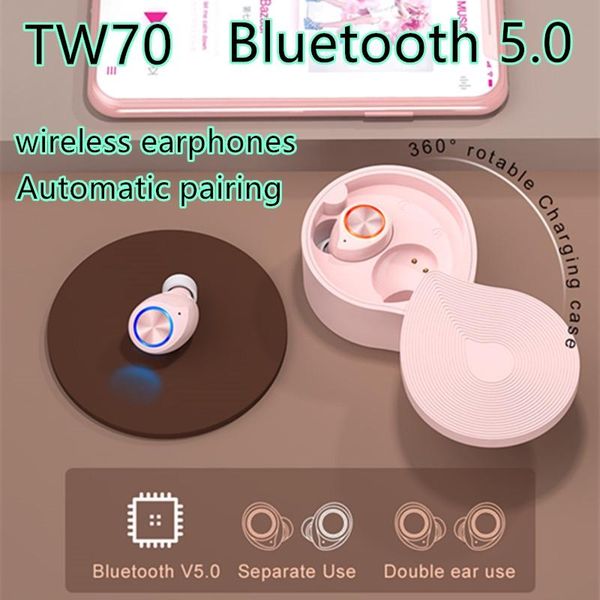 2020 new tws tw70 wireless bluetooth earphones touch bluetooth headphones 5.0 portable waterproof sports earbuds
2020 new tws tw70 wireless bluetooth earphones touch bluetooth headphones 5.0 portable waterproof sports earbuds