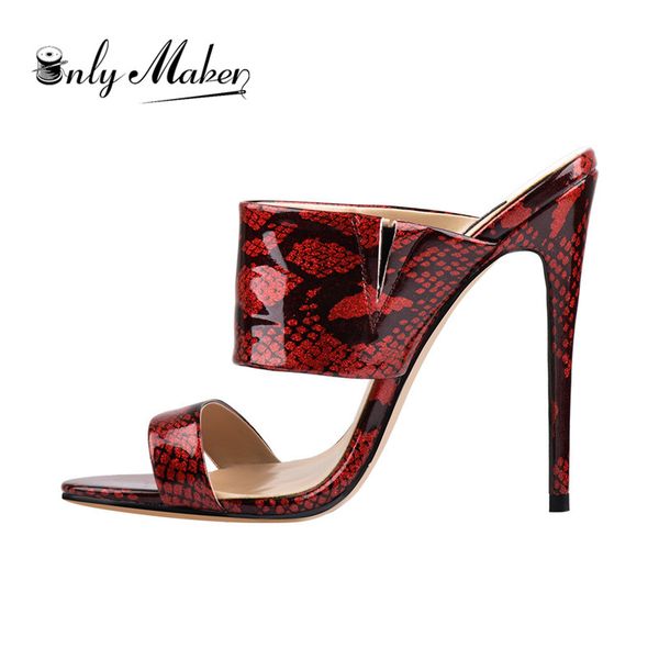 onlymaker open toe slip on sandals slippers for 2020 summer womens high heel mules slide snake sandals casual dress shoes, Black
onlymaker open toe slip on sandals slippers for 2020 summer womens high heel mules slide snake sandals casual dress shoes, Black