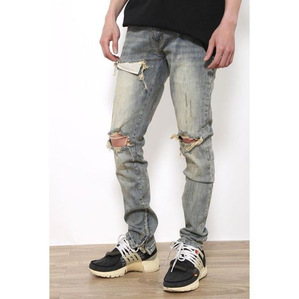 2020 men ripped jeans heavily washed yellowish blue slim-fit denim pant trousers
2020 men ripped jeans heavily washed yellowish blue slim-fit denim pant trousers