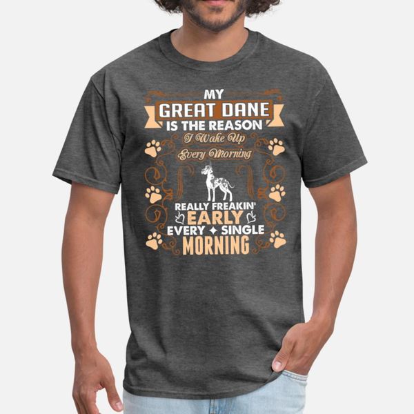 my great dane dog wake up every morning t shirt men custom 100% cotton euro size s-3xl clothing loose breathable spring novelty shirt
my great dane dog wake up every morning t shirt men custom 100% cotton euro size s-3xl clothing loose breathable spring novelty shirt