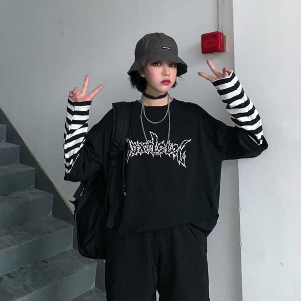 nicemix, autumn 2020, american simple letter print men's cotton harajuku jersey, women's retro style short sleeve t-shirt, Black
nicemix, autumn 2020, american simple letter print men's cotton harajuku jersey, women's retro style short sleeve t-shirt, Black