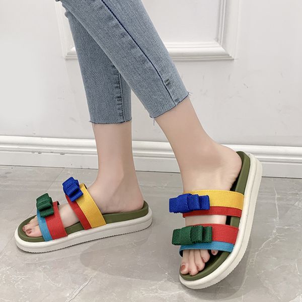 candy color woman summer slippers women bowtie slides women's sweet wedge female comfortable beach shoes ladies non slip fashion, Black
candy color woman summer slippers women bowtie slides women's sweet wedge female comfortable beach shoes ladies non slip fashion, Black