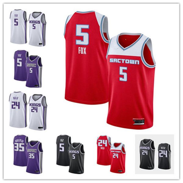 2020 sacramento 5 de'aaron fox 24 buddy hield iii swingman city kings throwback authentic swingman basketball jerseys blue stitched, Black
2020 sacramento 5 de'aaron fox 24 buddy hield iii swingman city kings throwback authentic swingman basketball jerseys blue stitched, Black