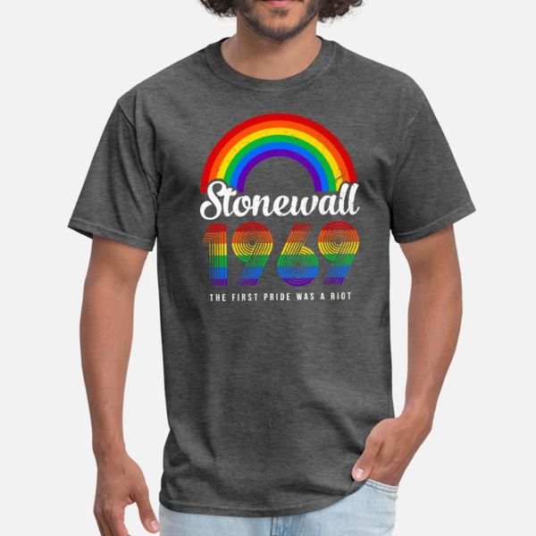stonewall 1969 the first pride was a riot t shirt men designer short sleeve o neck pattern anti-wrinkle casual spring family shirt
stonewall 1969 the first pride was a riot t shirt men designer short sleeve o neck pattern anti-wrinkle casual spring family shirt