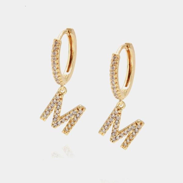 luxury jewelry women 26 letters designer earrings copper with gold plated elegant alphabet diamond earrings for girl fashion style hoop stud, Golden
luxury jewelry women 26 letters designer earrings copper with gold plated elegant alphabet diamond earrings for girl fashion style hoop stud, Golden