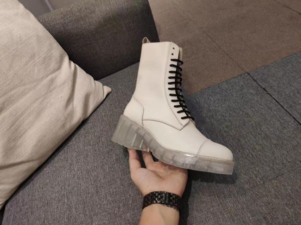 women's shoes cow leather boots medium tube women's boots waterproof platform thick high heel leather, Black
women's shoes cow leather boots medium tube women's boots waterproof platform thick high heel leather, Black