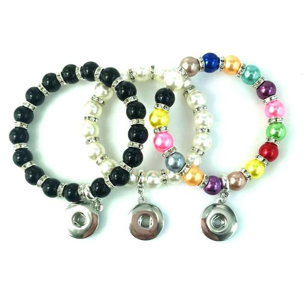 selling pearl hand-made elasticity bracelets 18mm snap dangel charm bracelets bangles for women snap button bracelet, Golden;silver
selling pearl hand-made elasticity bracelets 18mm snap dangel charm bracelets bangles for women snap button bracelet, Golden;silver