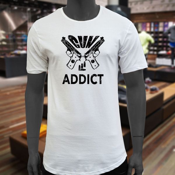 new summer fashion t shirt gun addict handguns black bullets 2nd amendment mens white extended long t-shirtfunny tees
new summer fashion t shirt gun addict handguns black bullets 2nd amendment mens white extended long t-shirtfunny tees