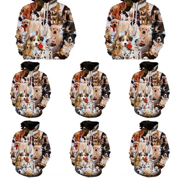fashion digital printing 3d puppy pullover sweater men's fashion large size loose pullover hooded sweater couple suit irrry, Black
fashion digital printing 3d puppy pullover sweater men's fashion large size loose pullover hooded sweater couple suit irrry, Black