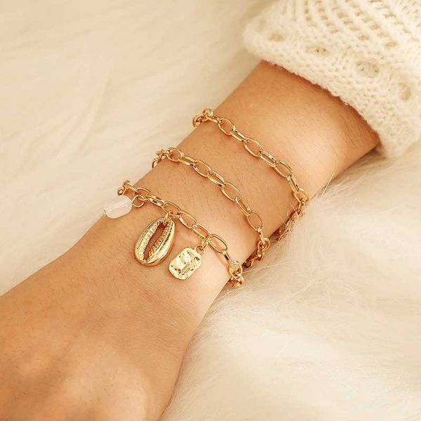 boho gold shell pearl pendant bracelet set for women girl chains adjustable bracelet bangle party jewelry 8255, Black
boho gold shell pearl pendant bracelet set for women girl chains adjustable bracelet bangle party jewelry 8255, Black