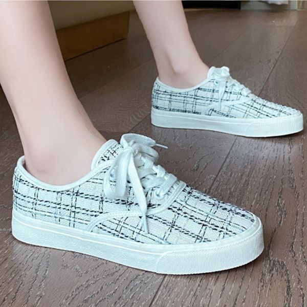 mcckle women lace up canvas flats gingham ladies shoes summer casual female footwear platform women walking shoes comfortable, Black
mcckle women lace up canvas flats gingham ladies shoes summer casual female footwear platform women walking shoes comfortable, Black