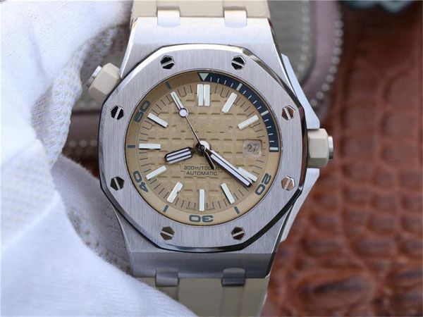 jf-v8 15710 montre de luxe mens watch 3120 automatic machine movement watches 42mm*14.1mm 300 m super waterproof brand, Slivery;brown
jf-v8 15710 montre de luxe mens watch 3120 automatic machine movement watches 42mm*14.1mm 300 m super waterproof brand, Slivery;brown