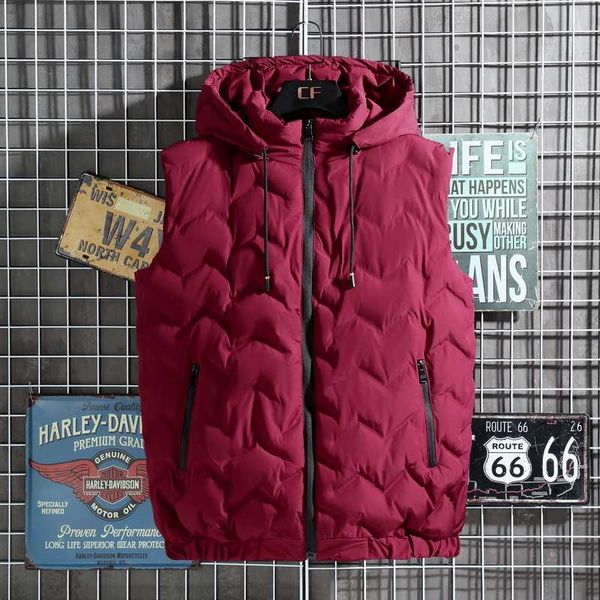 men's vests autumn and winter cotton vest plus size sleevelessjacket hooded stand-up collar fashion warm casual, Black;white
men's vests autumn and winter cotton vest plus size sleevelessjacket hooded stand-up collar fashion warm casual, Black;white