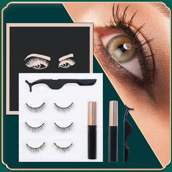 new magnetic 3 pairs false eyelashes kit waterproof long lasting without glue eyelashes magnet eye lashes makeup
new magnetic 3 pairs false eyelashes kit waterproof long lasting without glue eyelashes magnet eye lashes makeup