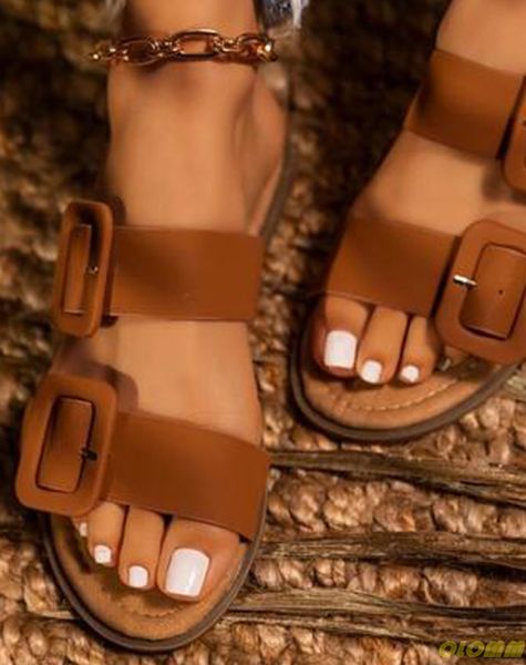 2020 women's summer slippers flat sandals open toe outdoor beach shoes buckle solid color fashion plus size 41, Black
2020 women's summer slippers flat sandals open toe outdoor beach shoes buckle solid color fashion plus size 41, Black