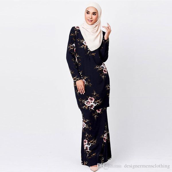 2pcs dress muslim summer plus size suits women casual chiffon clothing female floral printed, White
2pcs dress muslim summer plus size suits women casual chiffon clothing female floral printed, White
