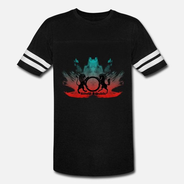 atheist republic logo red & blue paint flare t shirt men customize cotton plus size 3xl leisure famous basic spring autumn family shirt
atheist republic logo red & blue paint flare t shirt men customize cotton plus size 3xl leisure famous basic spring autumn family shirt
