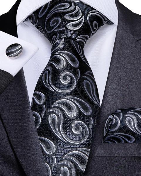 men tie gray black paisley necktie for men designer tie set hanky cufflinks fashion dibangu business wedding party mj-7179, Black;gray
men tie gray black paisley necktie for men designer tie set hanky cufflinks fashion dibangu business wedding party mj-7179, Black;gray