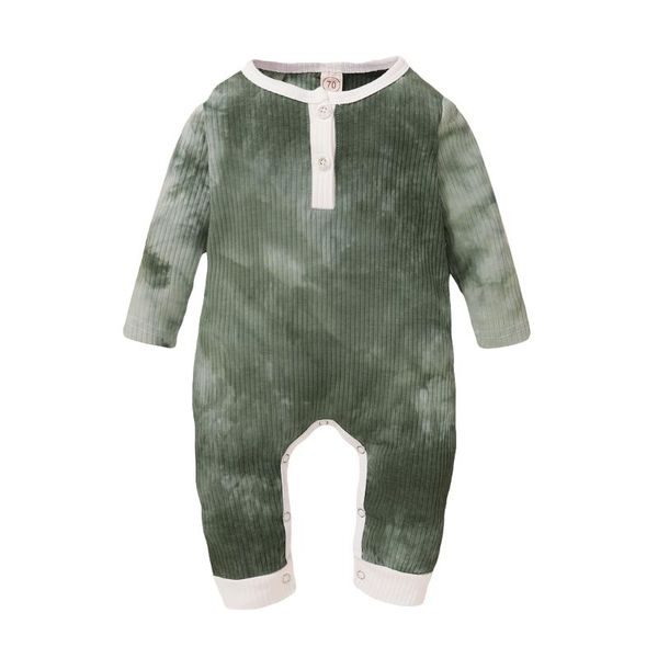 0-18m spring autumn baby girls boy ribbed jumpsuit tie-dye print round neck long sleeve cotton romper, Blue
0-18m spring autumn baby girls boy ribbed jumpsuit tie-dye print round neck long sleeve cotton romper, Blue
