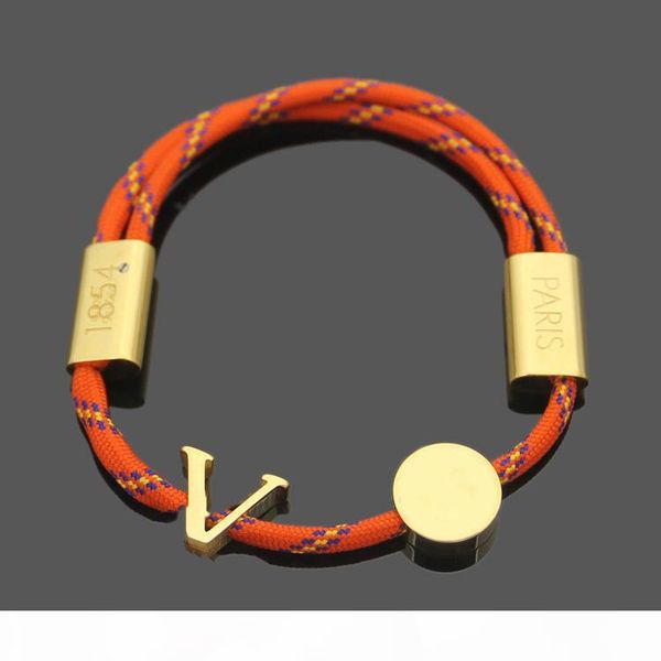 new punk v letter orange green rope pull buckle couple bracelets ladies bracelet jewelry wedding, Black
new punk v letter orange green rope pull buckle couple bracelets ladies bracelet jewelry wedding, Black