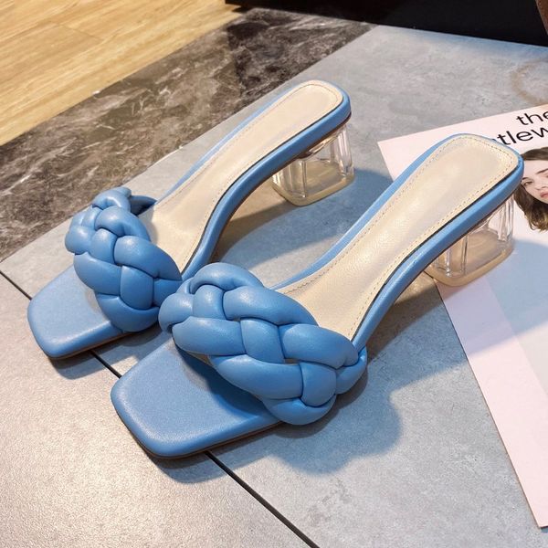 2020 summer new women shoes fashion crystal heel slippers classic high heel sandals, Black
2020 summer new women shoes fashion crystal heel slippers classic high heel sandals, Black