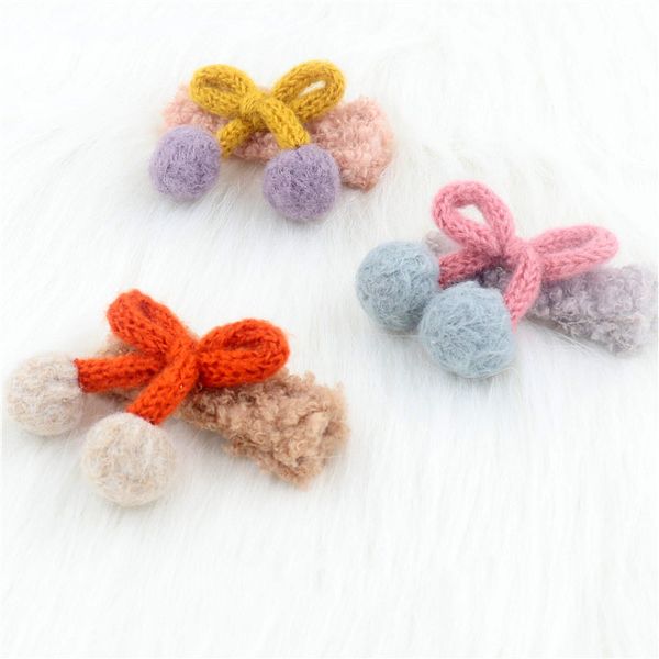 15pcs ins fashion cute felt pom pom bow hairpins solid mini bowknot hair clips princess headwear boutique hair accessories, Slivery;white
15pcs ins fashion cute felt pom pom bow hairpins solid mini bowknot hair clips princess headwear boutique hair accessories, Slivery;white