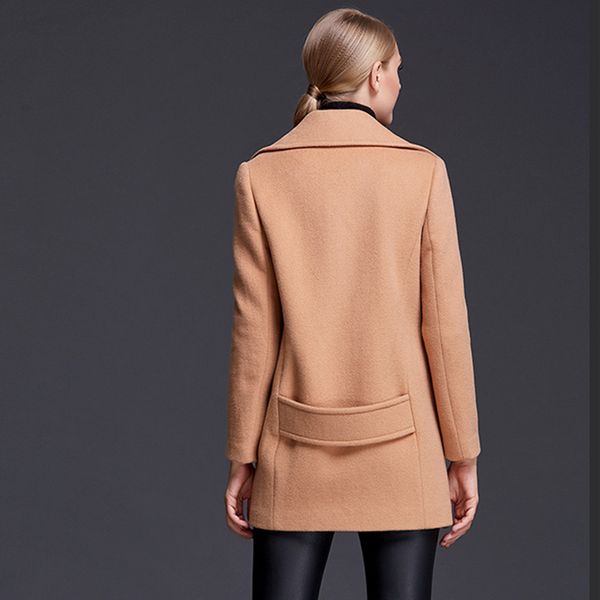 new winter 2020 autumn women v-neck sases double breasted two-sided wool coat female slim fashion plckets tweed coat zx532, Black
new winter 2020 autumn women v-neck sases double breasted two-sided wool coat female slim fashion plckets tweed coat zx532, Black