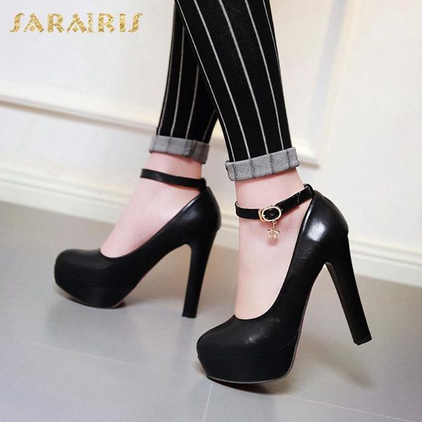 dress shoes sarairis 2021 large size 32-43 high heels party wedding office ladies pumps buckle platform ankle-strap women, Black
dress shoes sarairis 2021 large size 32-43 high heels party wedding office ladies pumps buckle platform ankle-strap women, Black