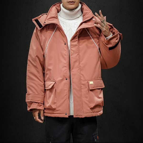 2020 winter men's coat fashion thick warm casual hooded jackets long cotton padded parkas outwear lbz186, Black
2020 winter men's coat fashion thick warm casual hooded jackets long cotton padded parkas outwear lbz186, Black