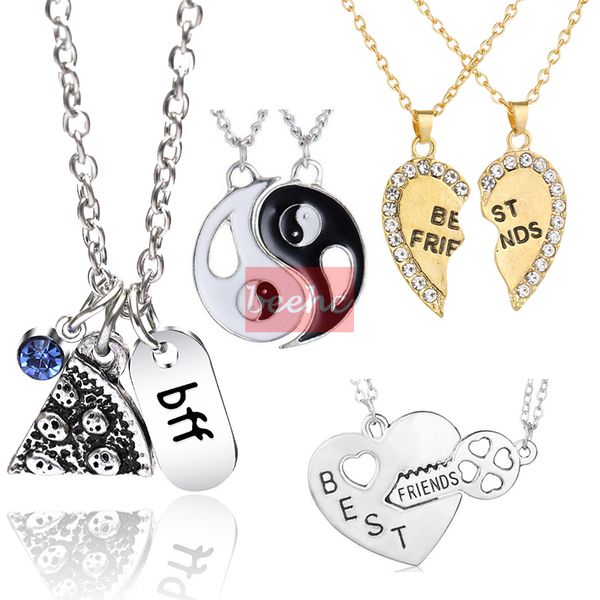 splice bff necklace women crystal heart pendant necklace friend letter fashion couple men friend, Silver
splice bff necklace women crystal heart pendant necklace friend letter fashion couple men friend, Silver