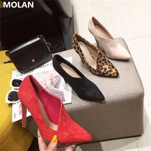 molan brand design 2020 autumn korean fashion high heels pointed leopard shoes ladies pumps slip-on loafers party casual, Black
molan brand design 2020 autumn korean fashion high heels pointed leopard shoes ladies pumps slip-on loafers party casual, Black