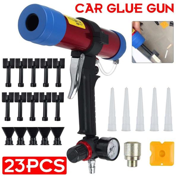 23pcs new improved type pneumatic caulk gun wave pattern nozzle adjustable air pressure set tool steady construction less weight
23pcs new improved type pneumatic caulk gun wave pattern nozzle adjustable air pressure set tool steady construction less weight