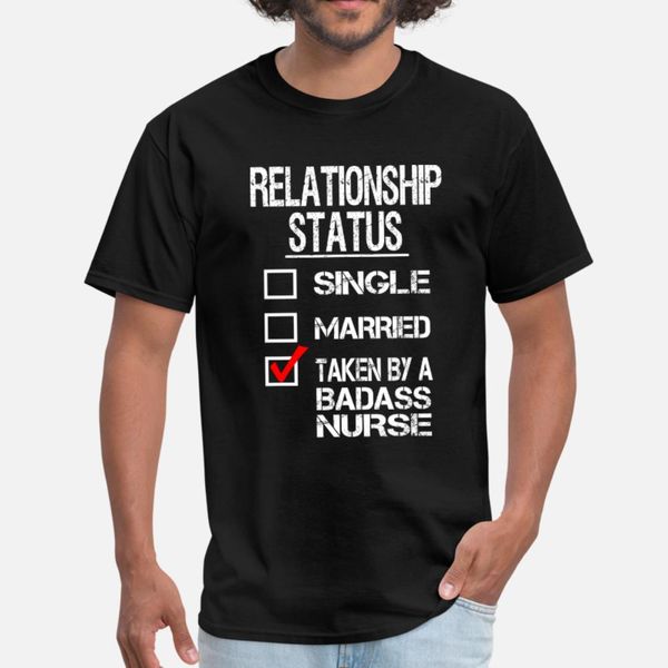 relationship status taken by a badass nurse t shirt men customized short sleeve o-neck solid color gift humor summer style vintage shirt
relationship status taken by a badass nurse t shirt men customized short sleeve o-neck solid color gift humor summer style vintage shirt