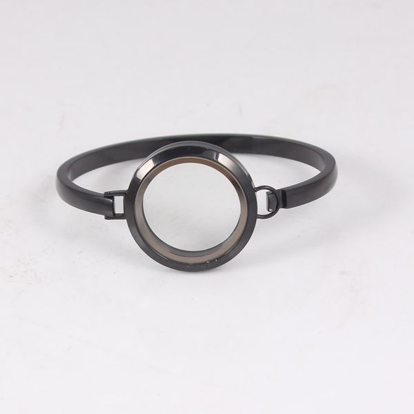 bangle black stainless steel floating locket bangles round screw plain living bracelets 6pcs
bangle black stainless steel floating locket bangles round screw plain living bracelets 6pcs