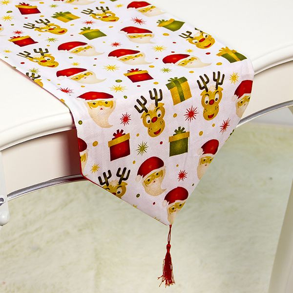 cloth double layer printing dining room table runner christmas home decoration 
cloth double layer printing dining room table runner christmas home decoration