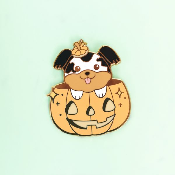 Cute Pumpkin Lantern Crown Dog Hard Enamel Pin Fashion Cartoons Animal Brooch Dogs Lover Badge Jewelry Gothic Halloween Gift
Cute Pumpkin Lantern Crown Dog Hard Enamel Pin Fashion Cartoons Animal Brooch Dogs Lover Badge Jewelry Gothic Halloween Gift