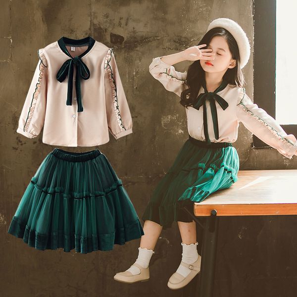 preppy style girls clothes sets spring autumn long sleeve shirts + shirts 2pc baby kids clothes casual teenager school uniform, White
preppy style girls clothes sets spring autumn long sleeve shirts + shirts 2pc baby kids clothes casual teenager school uniform, White