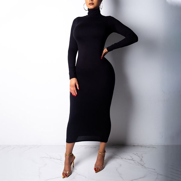casual dresses normov package hip turtleneck midi woman dress autumn winter party long sleeve slim solid, Black;gray
casual dresses normov package hip turtleneck midi woman dress autumn winter party long sleeve slim solid, Black;gray