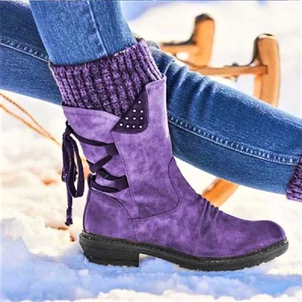 koovan women's warm boots 2020 women boot winter autumn girls flat heel boot trend knitting patchwork shoes girls, Black
koovan women's warm boots 2020 women boot winter autumn girls flat heel boot trend knitting patchwork shoes girls, Black