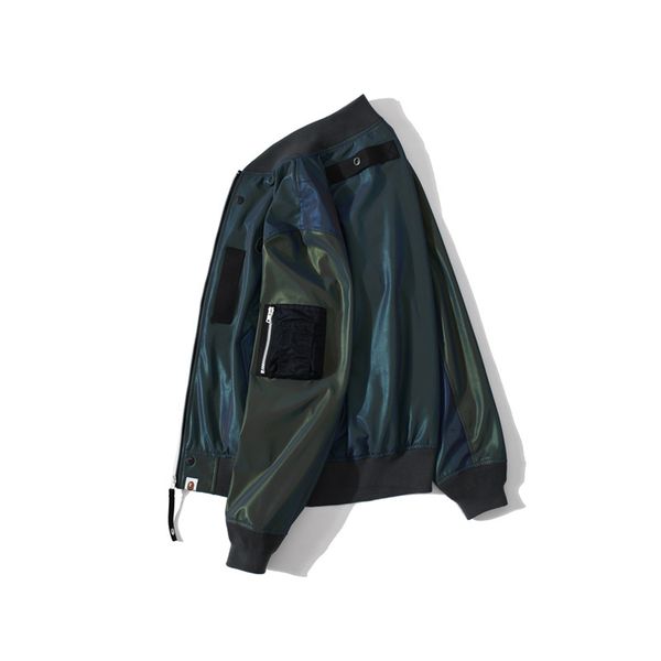 New Autumn Men's Casual Gradient Reflective Thin Windbreaker Jacket Men's Casual Black Baseball Uniform Jacket Sizes M-2XL
New Autumn Men's Casual Gradient Reflective Thin Windbreaker Jacket Men's Casual Black Baseball Uniform Jacket Sizes M-2XL