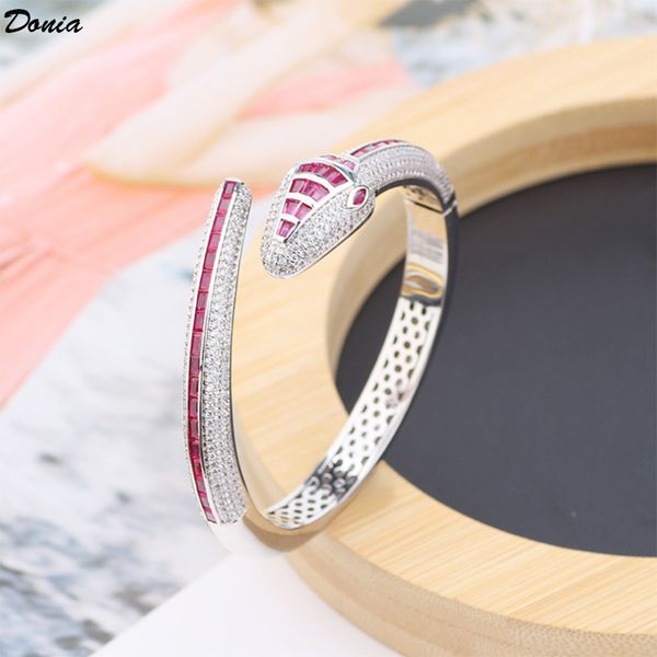 donia jewelry party european and american fashion exaggerated snake inlaid colorful zirconia bracelet designer bracelet birthday gift, Black
donia jewelry party european and american fashion exaggerated snake inlaid colorful zirconia bracelet designer bracelet birthday gift, Black