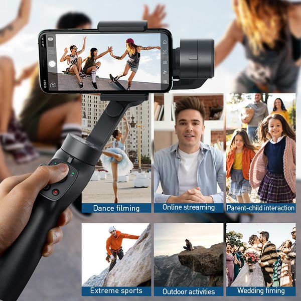 bluetooth selfie stick 3-axis handheld gimbal stabilizer outdoor holder w/focus pull & zoom for iphone action camera
bluetooth selfie stick 3-axis handheld gimbal stabilizer outdoor holder w/focus pull & zoom for iphone action camera
