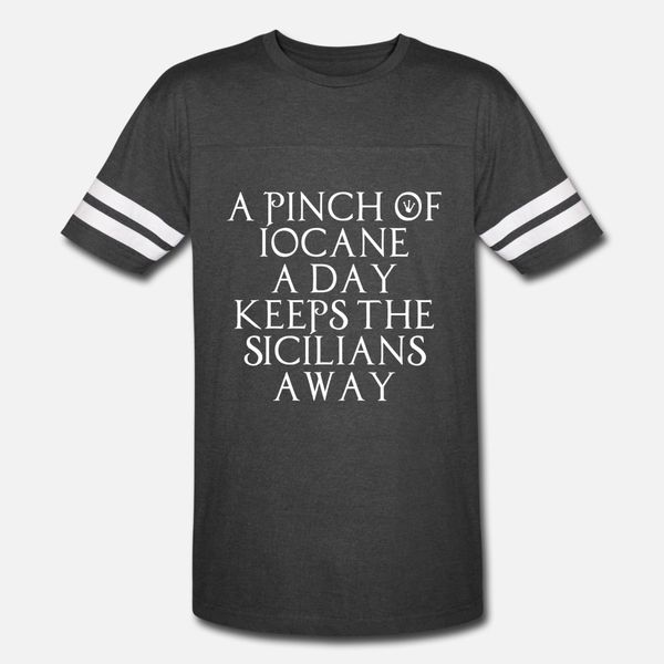 a pinch of iocane a day the princess bride t shirt men customized tee shirt round neck formal fit funny casual summer kawaii shirt
a pinch of iocane a day the princess bride t shirt men customized tee shirt round neck formal fit funny casual summer kawaii shirt