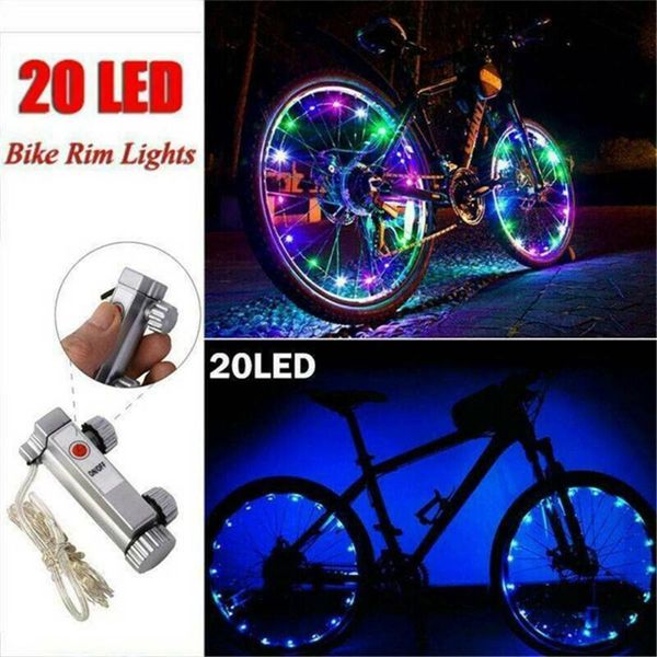 bike lights 20 led colorful bicycle wheel mountain road light spoke lamp night riding decoration accessoriess
bike lights 20 led colorful bicycle wheel mountain road light spoke lamp night riding decoration accessoriess